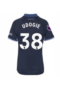 Fotbalové Dres Tottenham Hotspur Destiny Udogie #38 Dámské Venkovní Oblečení 2023-24 Krátký Rukáv